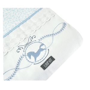 Cobertor de Bebê Loupiot Clean Bordado 90cm x 1,10m