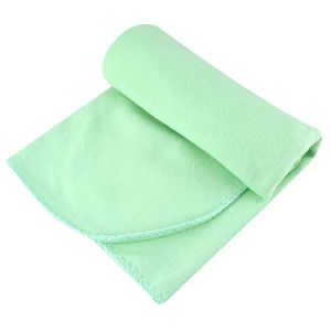 Cobertor de Bebê Carícia Liso Verde 90 x 70cm