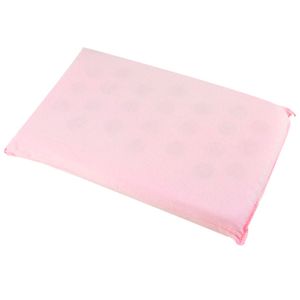 Travesseiro Antissufocante para Bebê Liso Rosa 29 x 19 x 3cm
