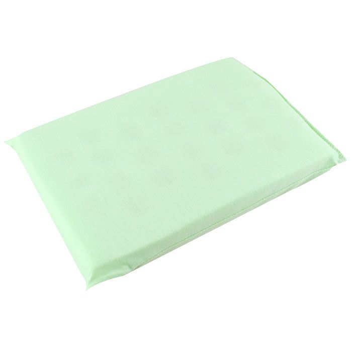 Travesseiro Antissufocante para Bebê Liso Verde 29 x 19 x 3cm