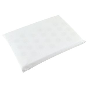 Travesseiro Antissufocante para Bebê Liso Branco 29 x 19 x 3cm