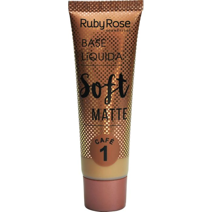 Base Líquida Soft Matte Café 1 - Ruby Rose