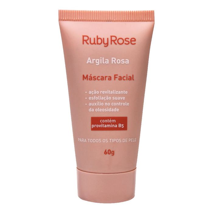 Mascara Facial Argila Rosa - Hb404 - Rubyrose