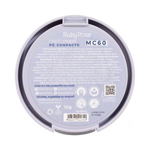 PO COMPACTO FEELS MOOD - HB8553 - MC60 - RUBYROSE