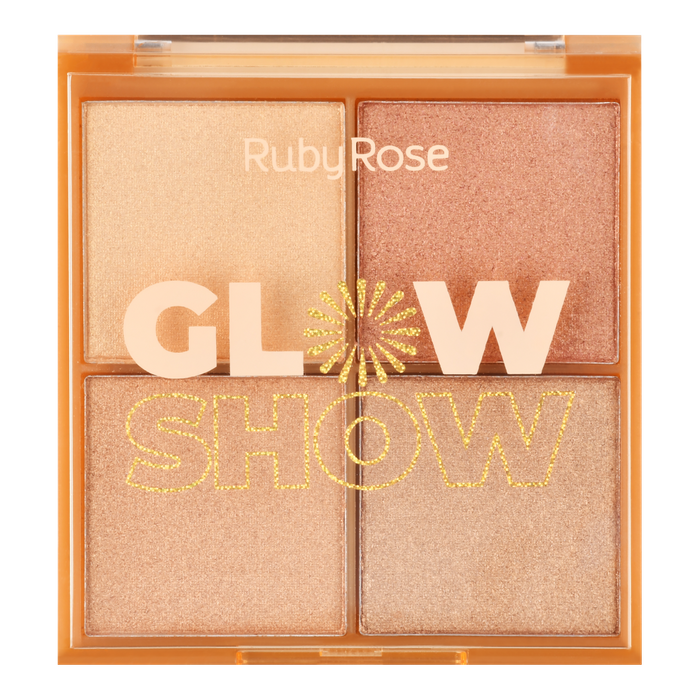 PALETA DE ILUMINADOR GLOW SHOW HB75232 - RUBY ROSE