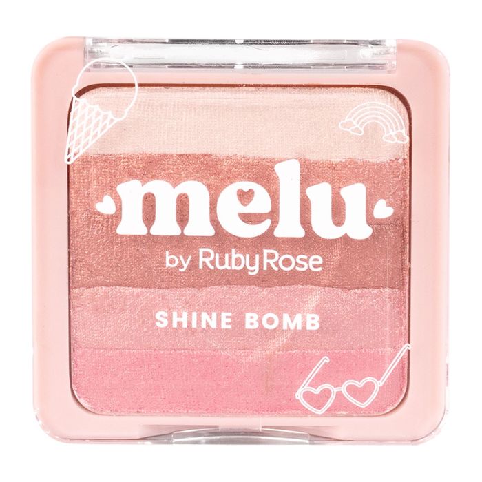 Shine Bomb Melu - Pink Cake Rubyrose