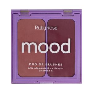 DUO BLUSH MOOD CORAL CRUSH + RICH ROUGE HB8701 RUBYROSE