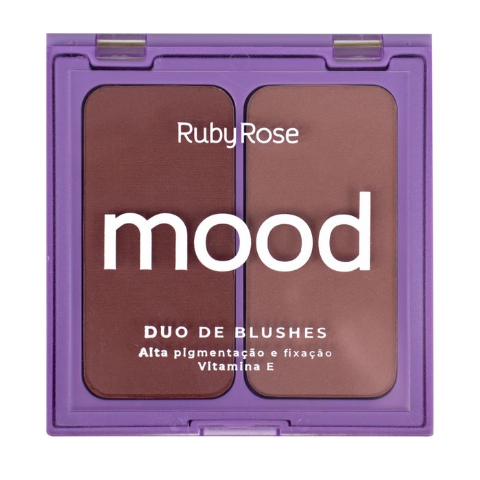 DUO BLUSH MOOD ROSE RUST + NEW PEACH HB8704 RUBYROSE