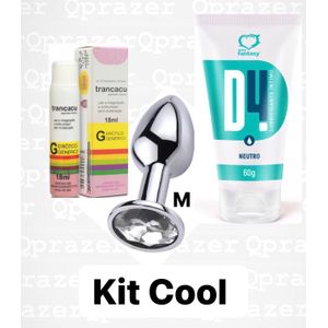 Kit Cool - Anestesico, lubrificante, Plug M