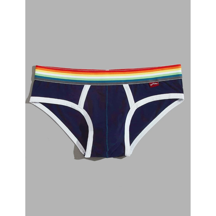 Cueca Slin com Elastico Colorido