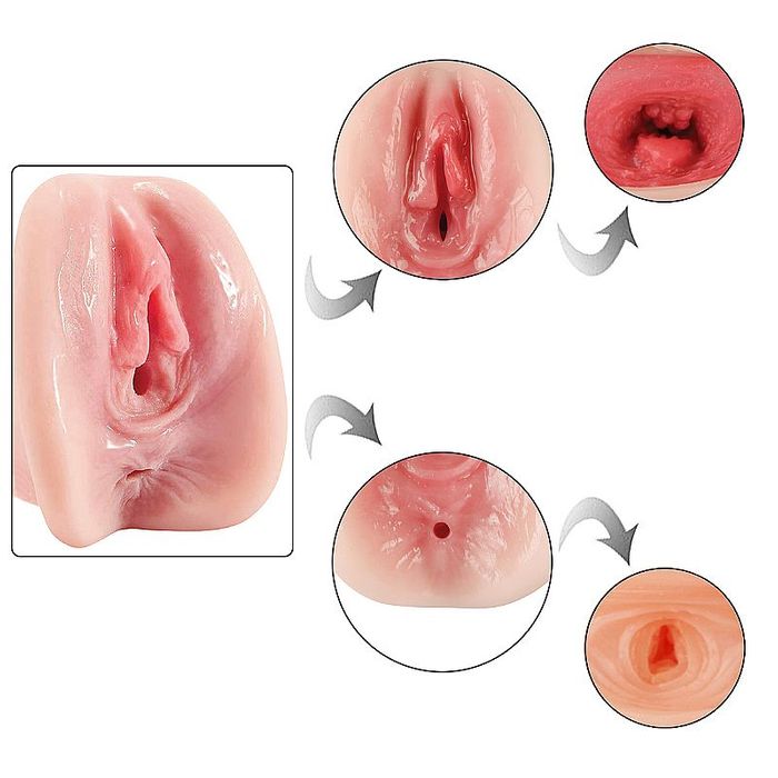 Masturbador Formato de Vagina e Ânus