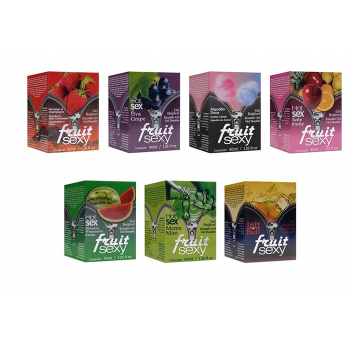 Gel Fruit Sexy - Sabores Variados - 40ml - INTT