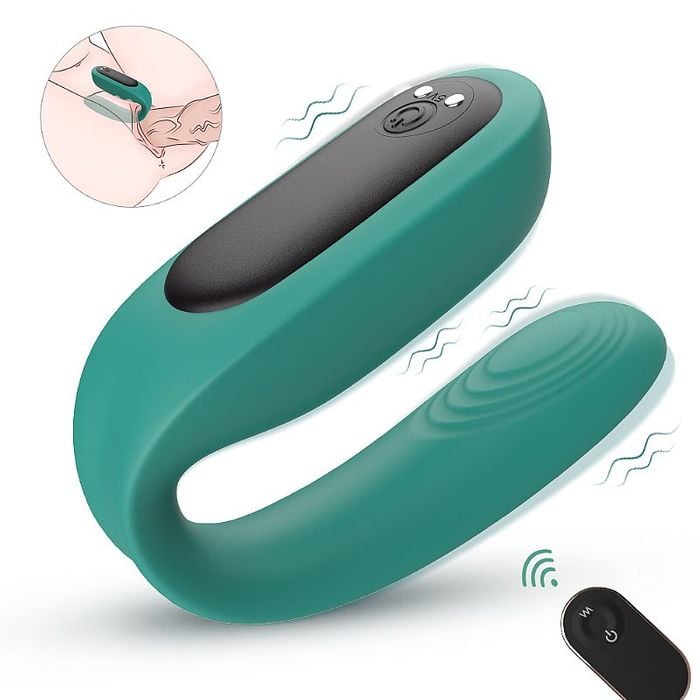 Vibrador para Casal com Controle Recarregavel - 6916