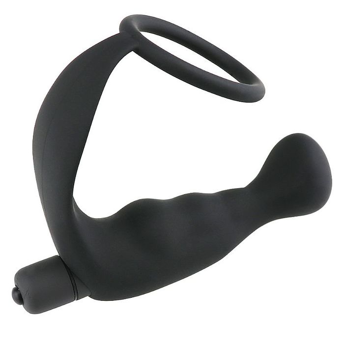 Anel Peniano com Massageador de Prostata com Vibro