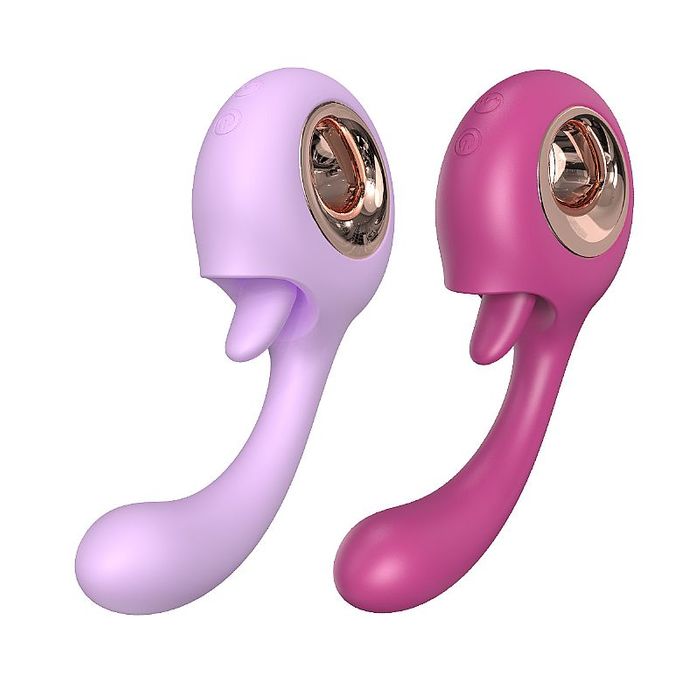Vibrador WOO - LINGUA E Ponto G - 7769