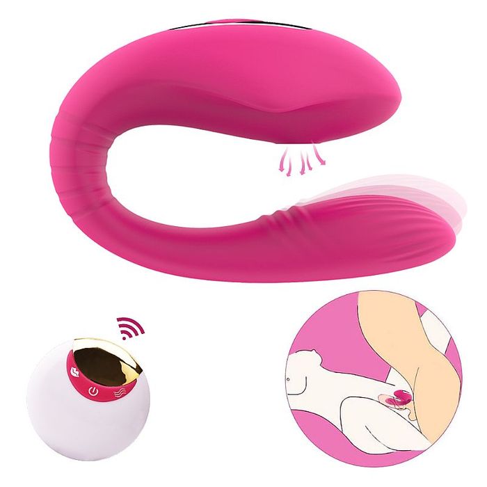 Vibrador para Casal com Pulsação -