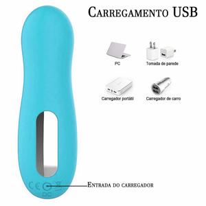 Vibrador com Pulsação Recarregável - 7159