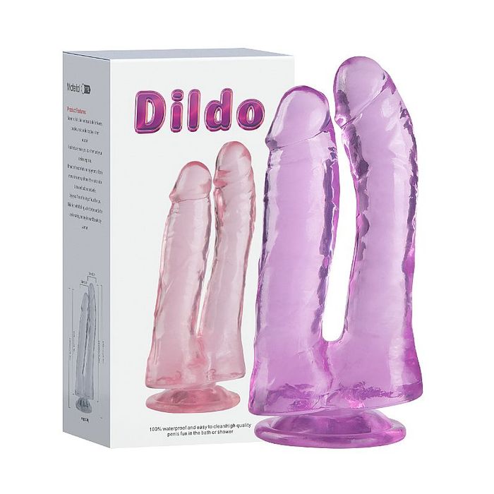 Penis Duplo Realístico - 17,3 x 3,5 - 8227