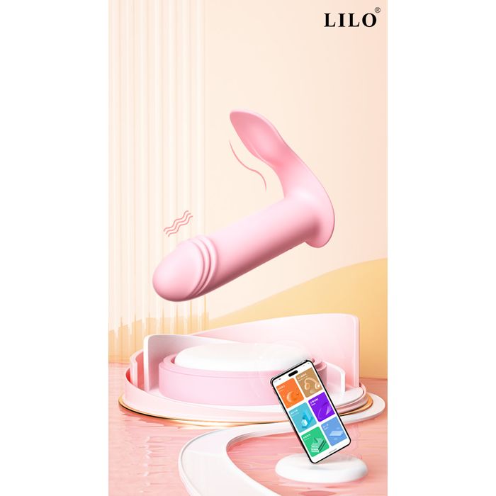 Vibrador com Estimulador de Clitóris com Penetração por APP - ES063