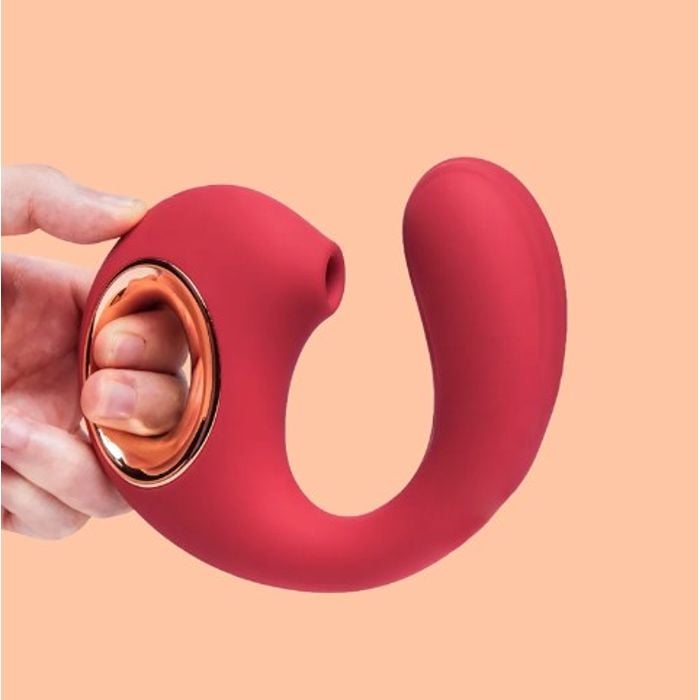 Vibrador com Succao e Ponto G  - 8247