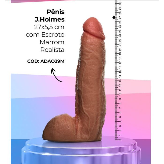 Penis com Escroto 27x5,5 cm         ADAO29M