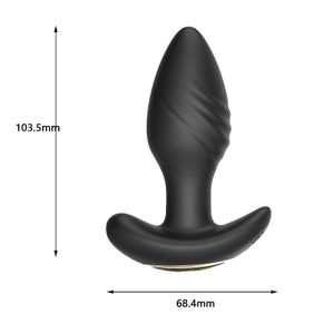 Plug Anal Recarregável - Via APP - À Longa Distância - 8769