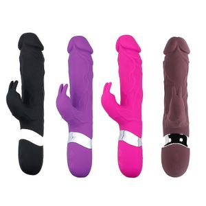 Vibrador com estimulador de clitóris - 7482