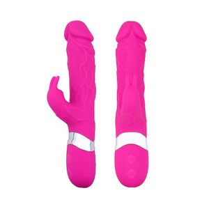 Vibrador com estimulador de clitóris - 7482