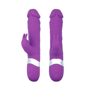 Vibrador com estimulador de clitóris - 7482