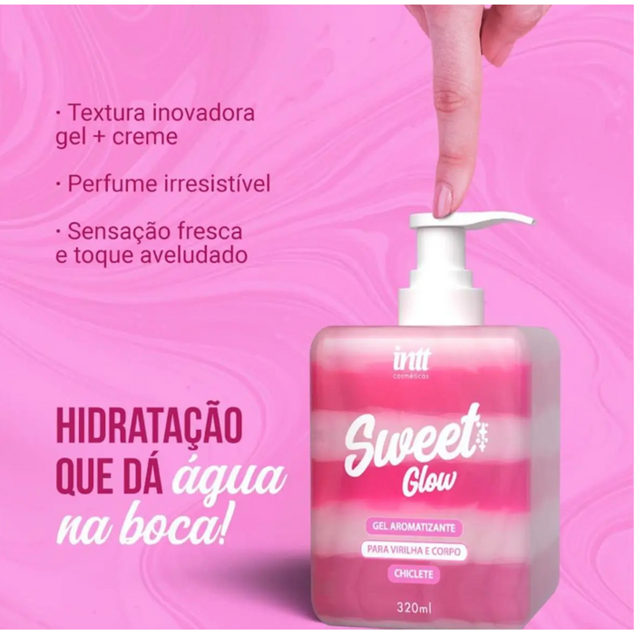 Sweet Glow Chiclete - Hidratante Para Virilha E Corpo - INTT