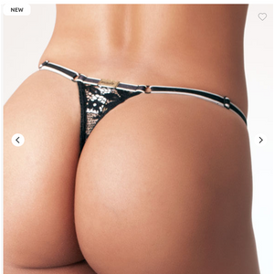 Calcinha JUFRAN - Cores variadas - Fio Dental em Renda com Transparência e Regulagem - sensualle