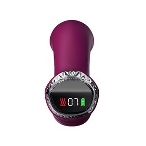 Vibrador com Pulsação e Vai e vem - com tela de LCD - 8735