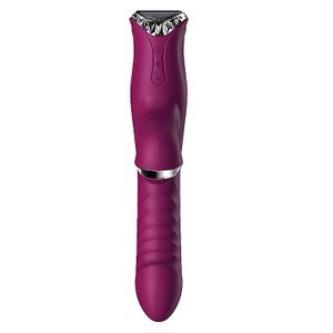 Vibrador com Pulsação e Vai e vem - com tela de LCD - 8735