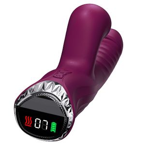 Vibrador com Pulsação e Vai e vem - com tela de LCD - 8735
