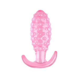 Plug Anal em Silicone com Textura de Bolinha - 10,5x3,5cm - 8452