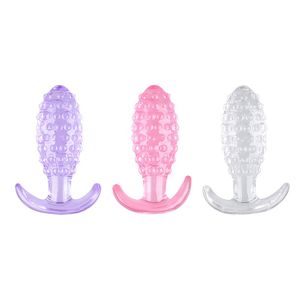 Plug Anal em Silicone com Textura de Bolinha - 10,5x3,5cm - 8452