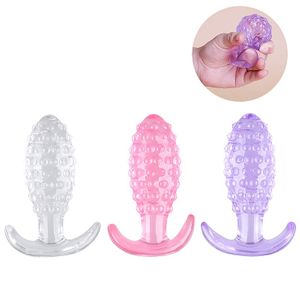 Plug Anal em Silicone com Textura de Bolinha - 10,5x3,5cm - 8452