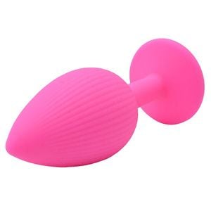 Plug Anal em Silicone - Tamanho P - 7,2 X2,8 - 8934