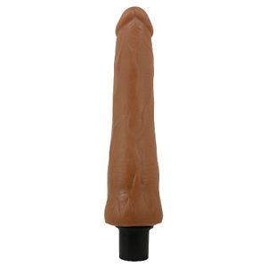Penis Realístico - Dupla Camada com Vibrador - Alfredo - 25,0 X 4,0cm - Pretty Love - 9000