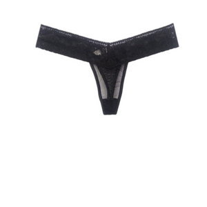 Calcinha Tesouro - Sexy Fio Dental em Tule Com Renda - Sensualle