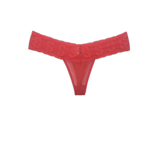 Calcinha Tesouro - Sexy Fio Dental em Tule Com Renda - Sensualle