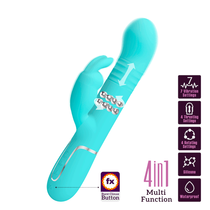 Vibrador Vai e vem Rotativo - Twinkled 2 - Pretty Love - 8554