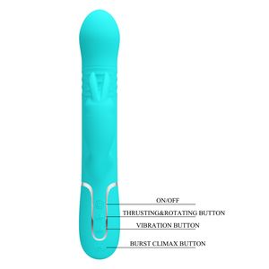 Vibrador Vai e vem Rotativo - Twinkled 2 - Pretty Love - 8554