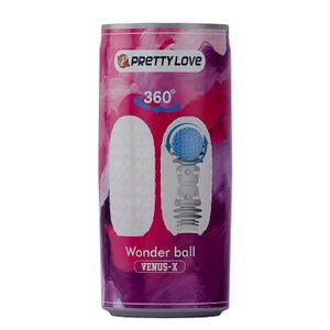 Masturbador Egg com Formato Lata - Wander Ball - Pretty Love - 9019