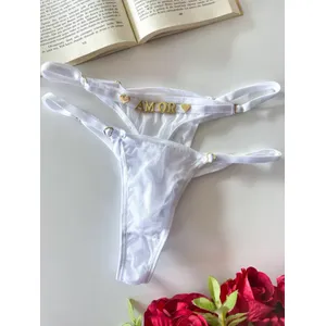 Calcinha para Personalizar Tule - NAO ACOMPANHA AS LETRAS