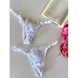 Calcinha para Personalizar Tule Coração - NAO ACOMPANHA AS LETRAS