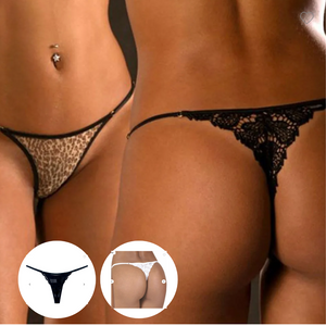 CALCINHA SEMPRE TUA  - SENSUAL FIO DENTAL EM RENDA E TULE - sensualle