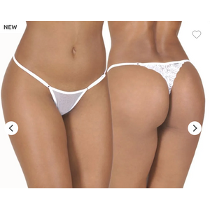 CALCINHA SEMPRE TUA  - SENSUAL FIO DENTAL EM RENDA E TULE - sensualle