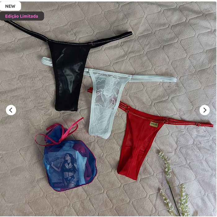 Calcinhas Zap - Sexy Modelo Fio Dental - Sortido - sensualle