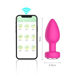 Plug Anal com 10 modos de Vibração e Controle por App - YOUVIBE - PL188